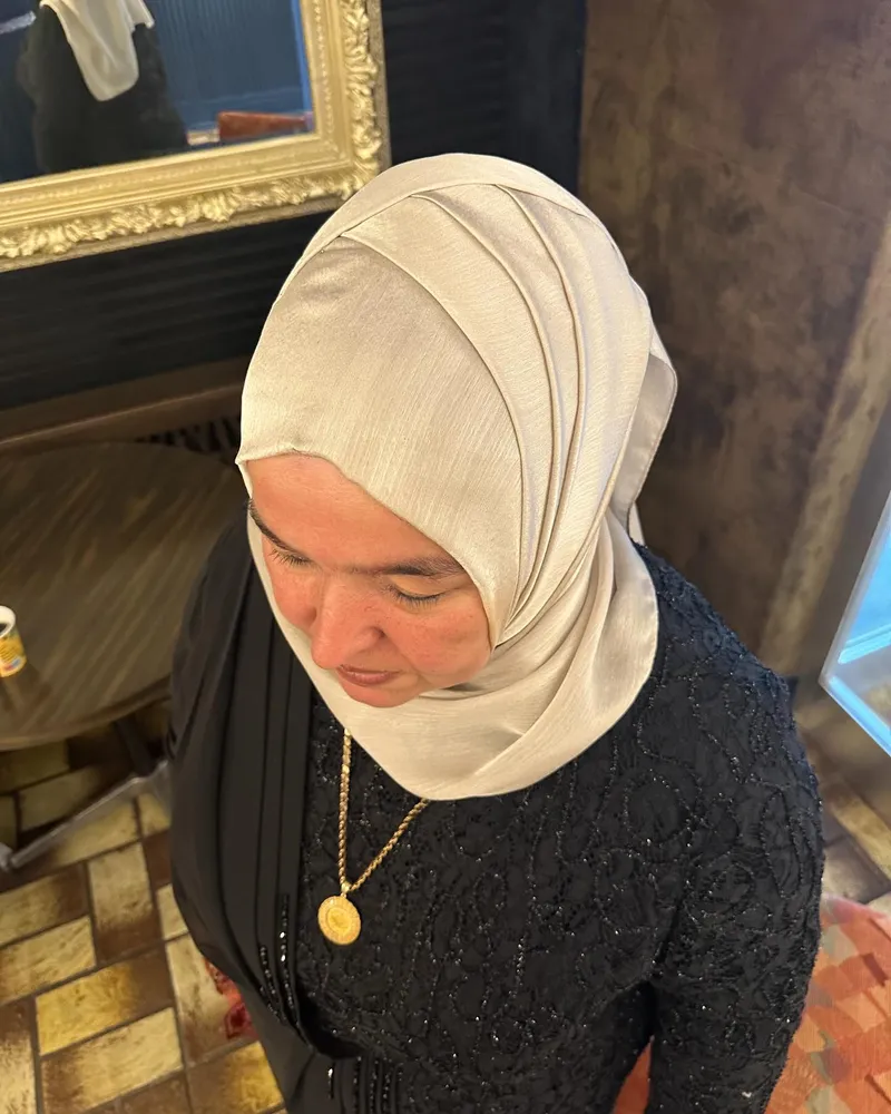 Hijab-Brautstyling Klassisch